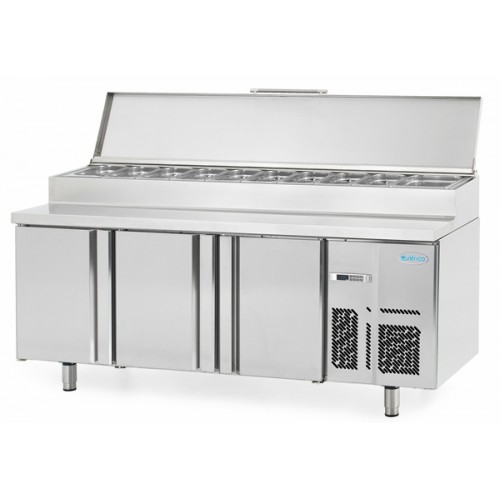 [4252] Infrico Gekoelde werkbank met ingebouwde saladette BMGN 1960 EN