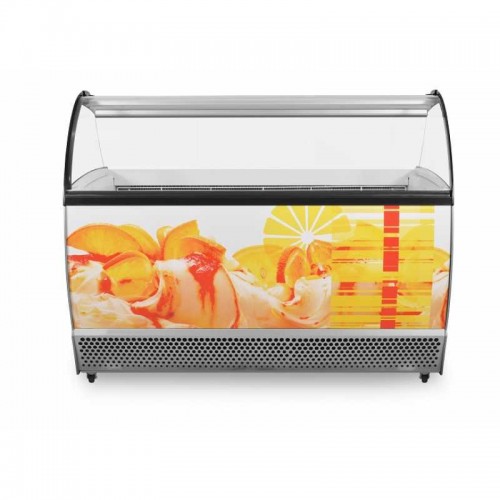 Tefcold Statische schepvitrine ISABELLA 10LX