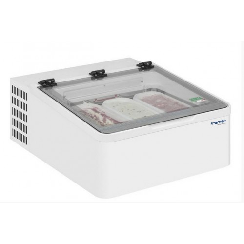 Framec opzet schepijsvitrine MINI CREAM 3V