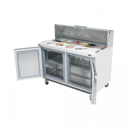 Infrico gekoelde werkbank met ingebouwde saladette UC 48 P