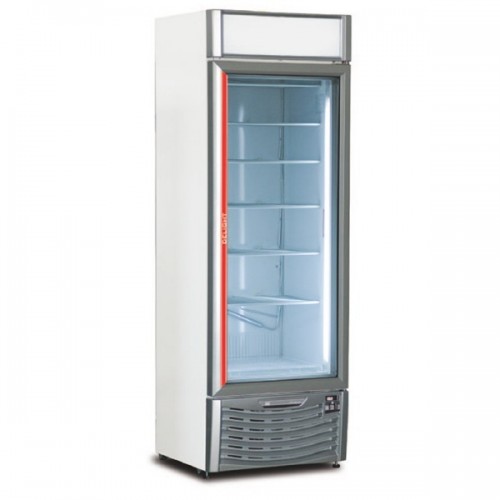 Mondial Elite Geforceerde diepvrieskast met glazen deur Delight NV 400 GREEN EMOTION