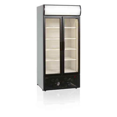Dancold Dubbeldeurs koelkast met glazen draaideuren FSC 890 H