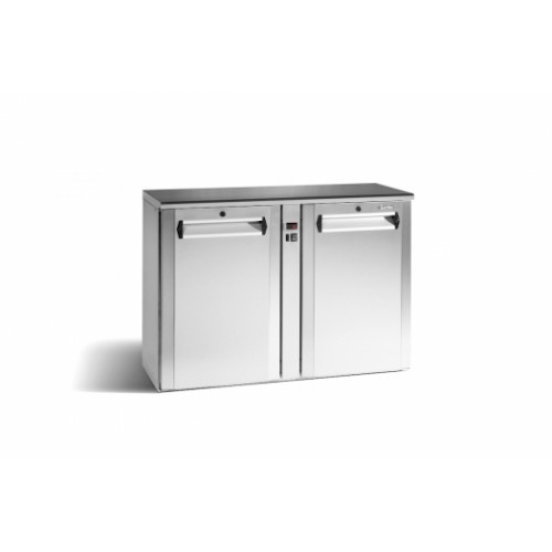Gamko Split werkbank flessenkoeler met dichte deuren ECO 22 VSCS