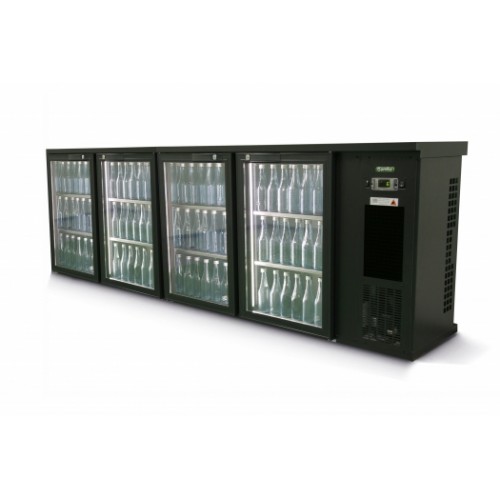 Gamko Werkbank flessenkoeler met glazen deur ECO 2222 GMU 