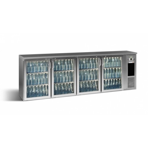 [3083] Gamko Werkbank flessenkoeler met glazen deur ECO 2222 GMUCSV 