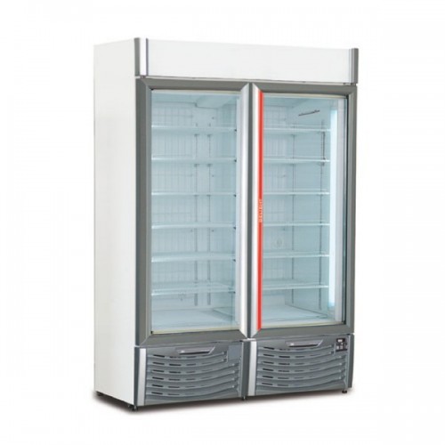 Mondial Elite Geforceerde diepvrieskast met glazen deur Delight NV 1100 GREEN EMOTION