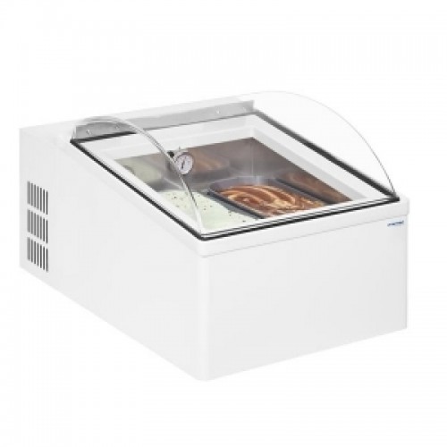 Framec opzetschepijsvitrine MINI CREAM 2V