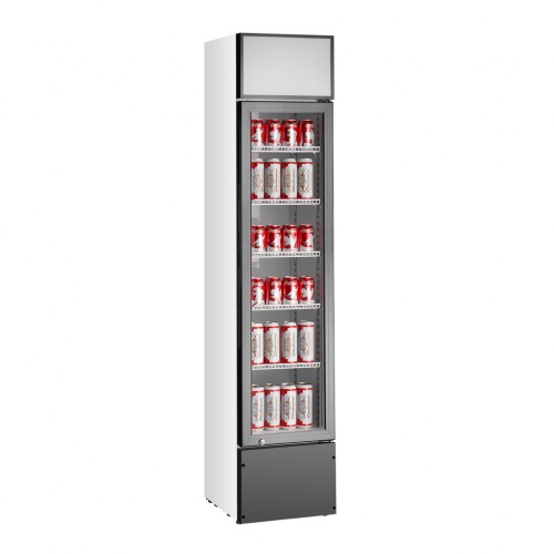 Scancool Koelkast met draaideuren SD 216 ZWART