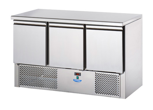 [SLV03NX] Tecnodom gekoelde werkbank met ingebouwde saladette SLV 03 NX 
