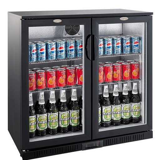 [7422242946954] Barkoeler Zwart 2 Deuren - 90x52x90 cm Combisteel