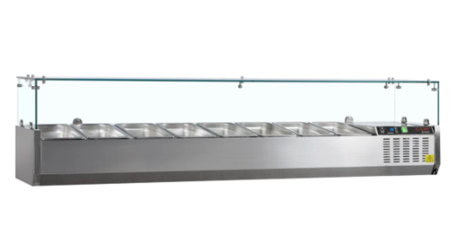 [GVC38-180] Tefcold opzetkoeling met glazen opzet GVC 38-180
