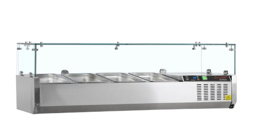 [GVC38-120] Tefcold opzetkoeling met glazen opzet GVC 38-120