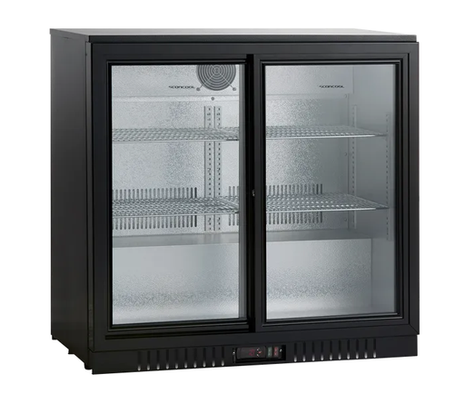 Scancool barkoelkast BB211SLBB schuifdeuren