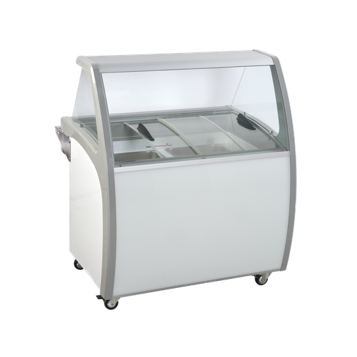 Scancool statische schepvitrine SIC6WBL