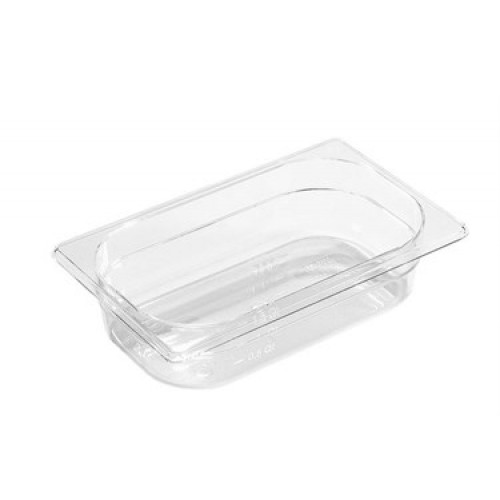 [1587] GN bak 1/4 diepte 65 mm polycarbonaat