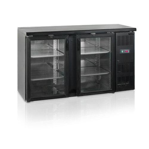 [3527] Tefcold Werkbank flessenkoeler met glasdeur CBC 210 G