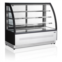 [35677] Tefcold Display koeltoonbank met gebogen ruit LPD 1500 C-P