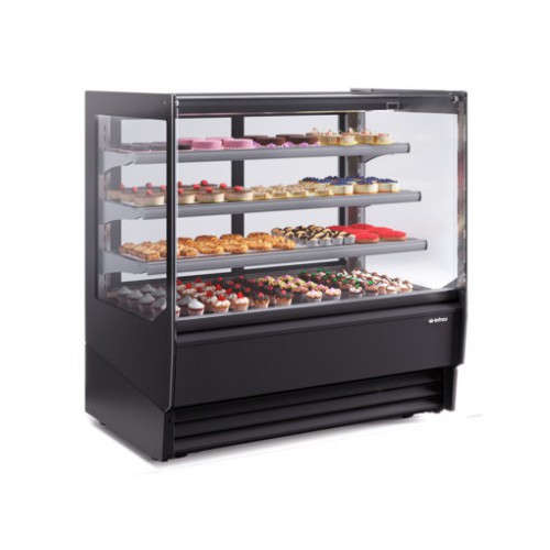 [37376] Infrico Gesloten gebaksvitrine met recht glas VBR 18 PR