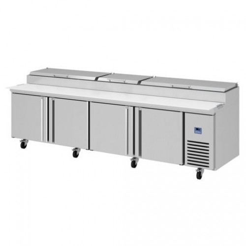 [34793] Infrico Gekoelde werkbank met ingebouwde saladette MR 119 EN