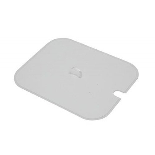 [1515] GN Plexi deksel 1/2 met lepeluitsparing
