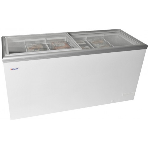[1960] Elcold Bewaarders voor roomijs en diepvriesproducten met vlakke glazen schuifdeksels CSG 73