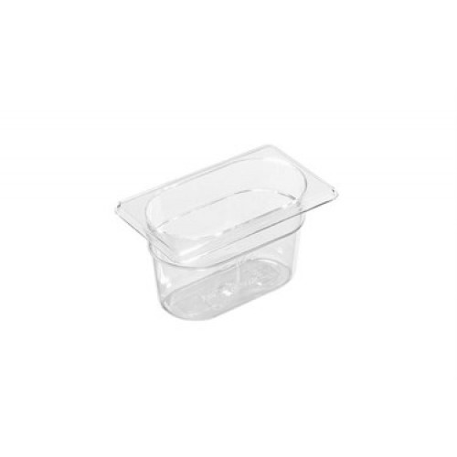 [1596] GN bak 1/9 diepte 100 mm polycarbonaat