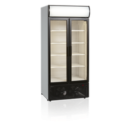 [1232] Dancold Dubbeldeurs koelkast met glazen draaideuren FSC 890 H