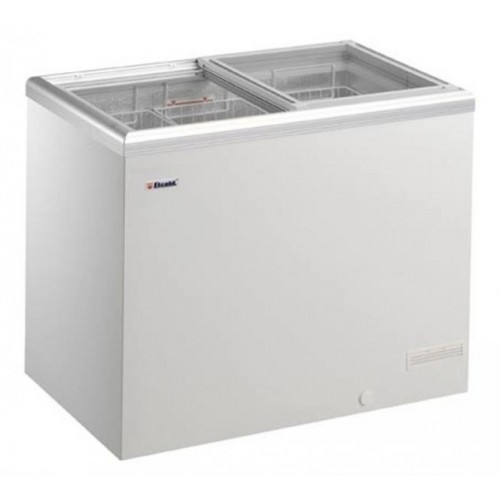 [1949] Elcold Bewaarders voor roomijs en diepvriesproducten met vlakke glazen schuifdeksels CSG 18