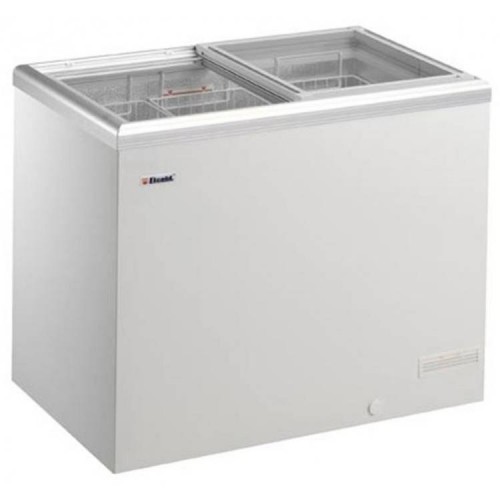 [1953] Elcold Bewaarders voor roomijs en diepvriesproducten met vlakke glazen schuifdeksels CSG 35