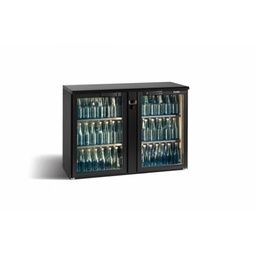 [3068] Gamko Split werkbank flessenkoeler met glazen deur ECO 22 GVS 