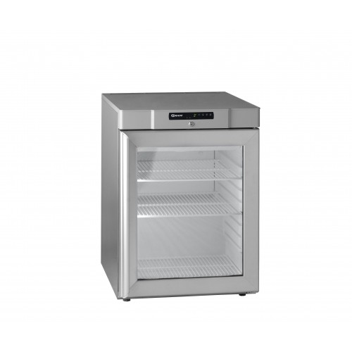 [3200] Gram Drankenkoeler met glasdeur KG 220 RG INOX