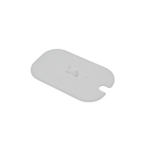 [1517] GN Plexi deksel 1/4 met lepeluitsparing